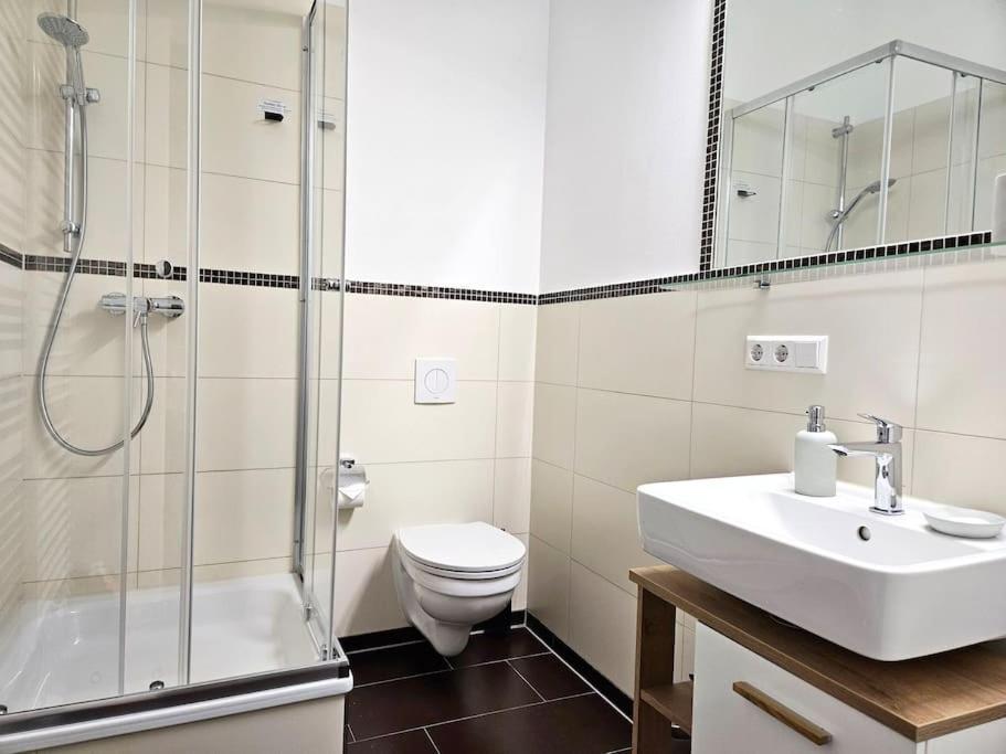 Zentrales 2 Raum Apartment دريسدن المظهر الخارجي الصورة