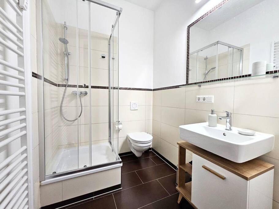 Zentrales 2 Raum Apartment دريسدن المظهر الخارجي الصورة